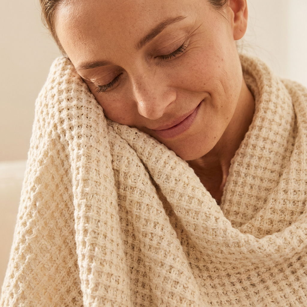 Bamboo Waffle Blanket